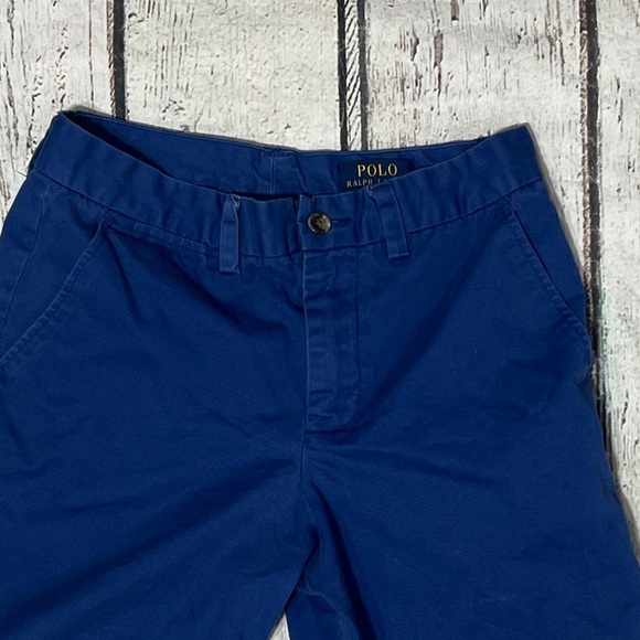 Polo Ralph Lauren Shorts Boys Blue Preppy Casual Summer Kids Youth Preppy - Picture 3 of 5